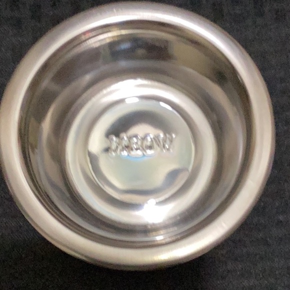 Wooden Elevated Cat Feeder (13”x7”) with 2 Bowls (Meow) Bundle with other items) - Picture 2 of 5